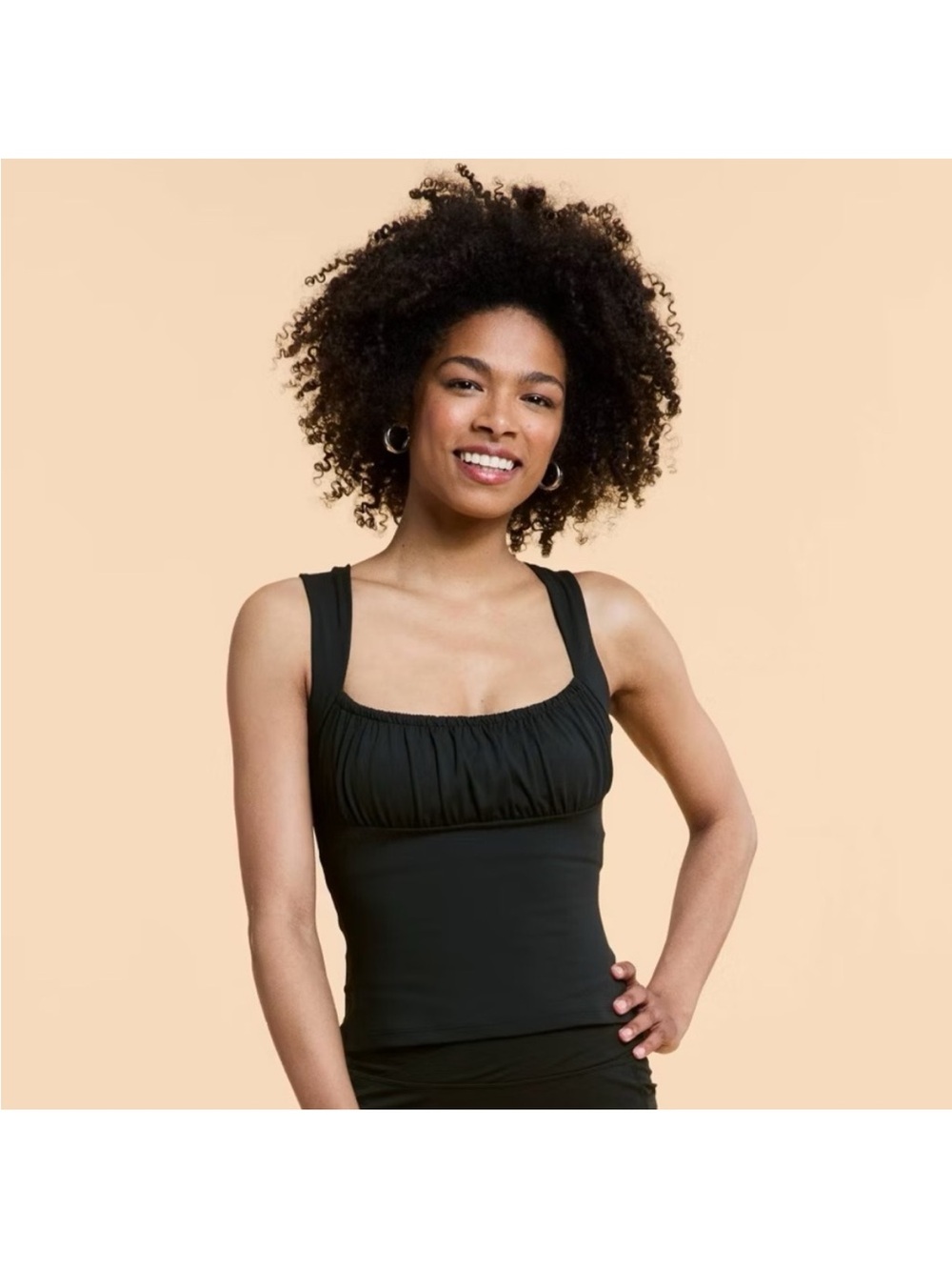 Blogilates x Target - Black Bow Back Tank Top